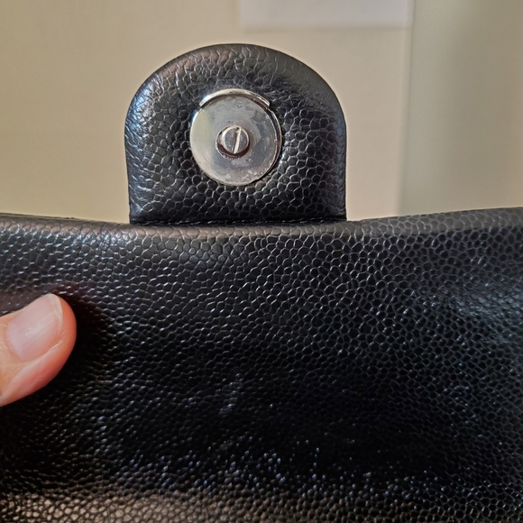 Chanel classic mini square black caviar incognito bag - Picture 11 of 15